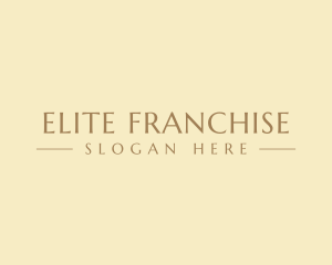 Elegant Luxury Business logo design