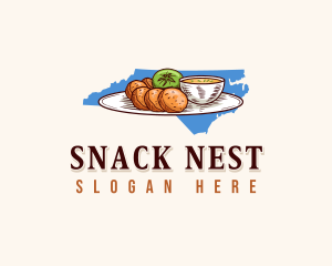 North Carolina Tomatoes Snack logo design