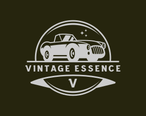 Vintage Car Mechanic logo