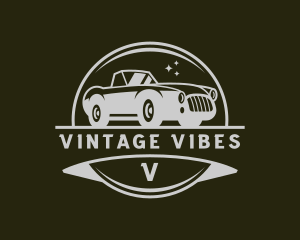 Vintage Car Mechanic logo design