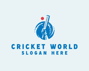 Cricket Sport Bat logo