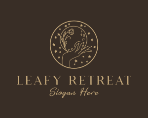 Lunar Herbal Skincare logo design