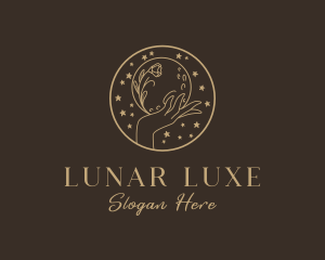 Lunar Herbal Skincare logo design