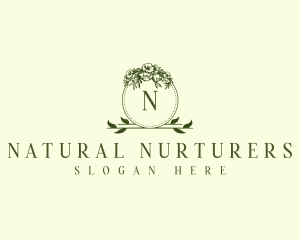 Nature Floral Bouquet logo design