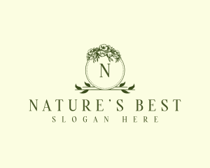 Nature Floral Bouquet logo design