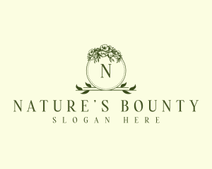 Nature Floral Bouquet logo design