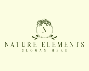 Nature Floral Bouquet logo design