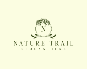 Nature Floral Bouquet logo design