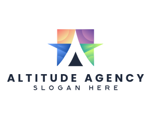 Talent Agency Star Letter A logo