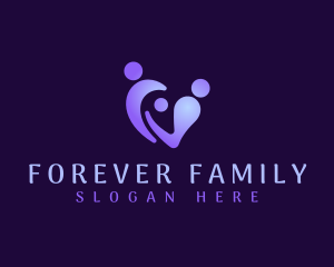Human Family People logo design