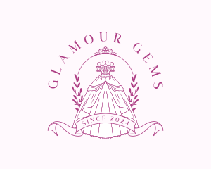 Fashion Princess Gown logo design