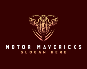 Motorcycle Wing Racing logo design