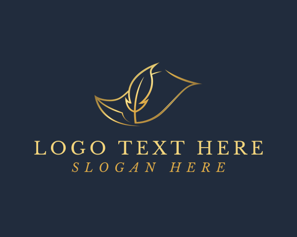 Writing Quill Pen logo