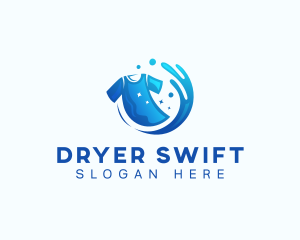 Tshirt Washing Laundry logo design