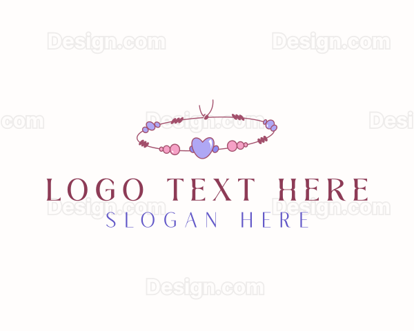 Heart Beads Bracelet Logo