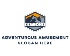 Mountain Outdoor Adventure logo design