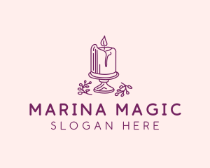 Spiritual Candle Light  Logo