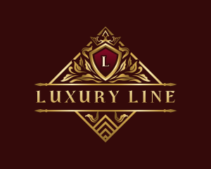 Luxury Crest Monarch logo design