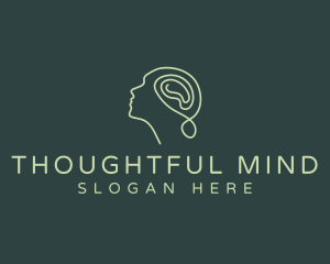 Mental Brain Meditation logo design