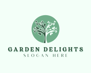 Tree Garden Park logo design