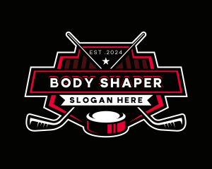 Hockey Sports Athlete logo design