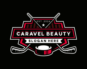 Hockey Sports Athlete logo design