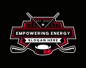 Hockey Sports Athlete logo design