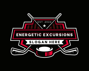 Hockey Sports Athlete logo design