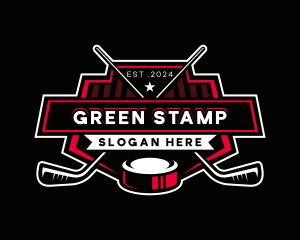 Hockey Sports Athlete logo design