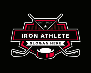 Hockey Sports Athlete logo design