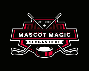 Hockey Sports Athlete logo design