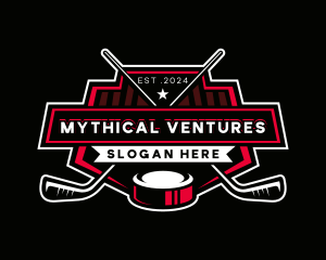 Hockey Sports Athlete logo design