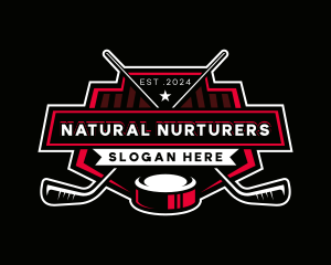 Hockey Sports Athlete logo design