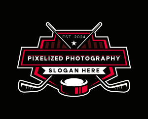 Hockey Sports Athlete logo design