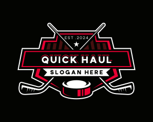 Hockey Sports Athlete logo design