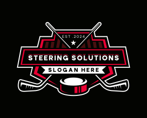 Hockey Sports Athlete logo design