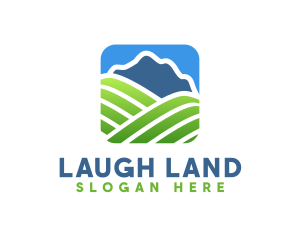 Natural Mountain Field   logo design