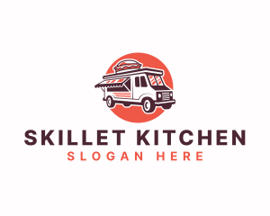 Food Truck Burger Sandwich logo design