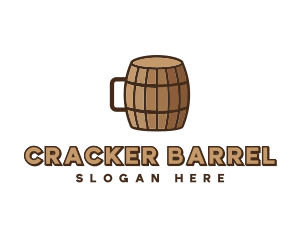 Beer Barrel Mug logo design