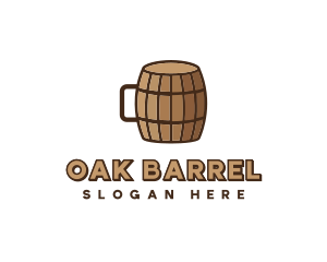 Beer Barrel Mug logo design