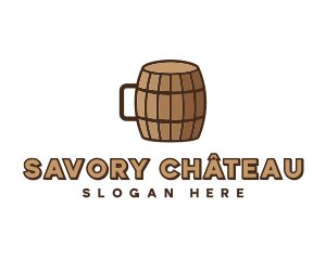 Beer Barrel Mug logo design