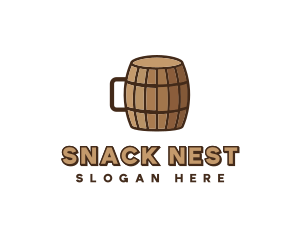 Beer Barrel Mug logo design