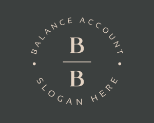 Minimalist Finance Accounting logo design