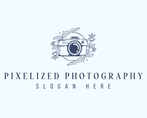 Floral Studio Camera logo design