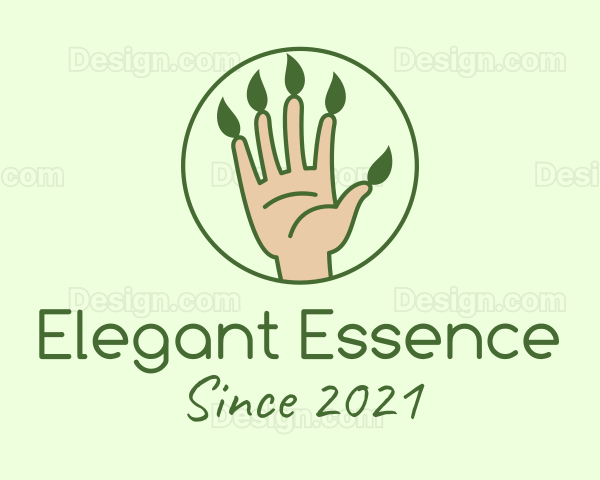 Nature Gardener Hand Logo