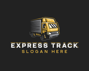 Delivery Truck Logistics logo design