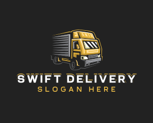 Delivery Truck Logistics logo design