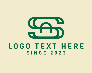 Simple Modern Company Letter SA logo
