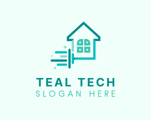 Home Vacuum Cleaning logo design