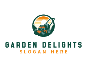 Grass Trimmer Equipment logo design